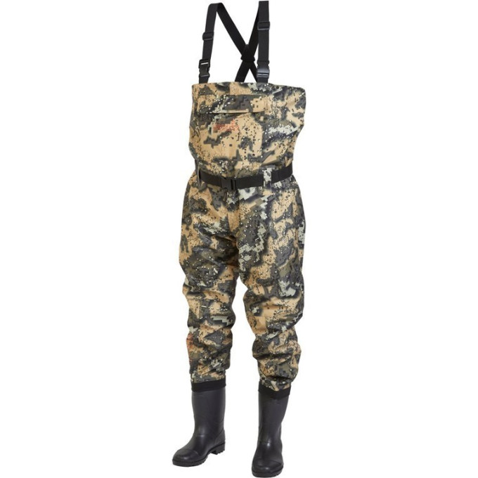 Полукомбинезон забродный NORFIN RAPID CAMO р.41 81246-41